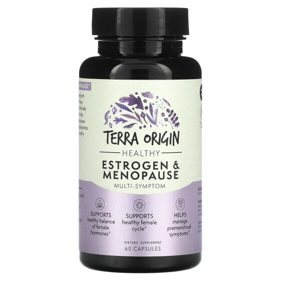 Витамины для женского здоровья Terra Origin Healthy Estrogen & Menopause, 60 капсул