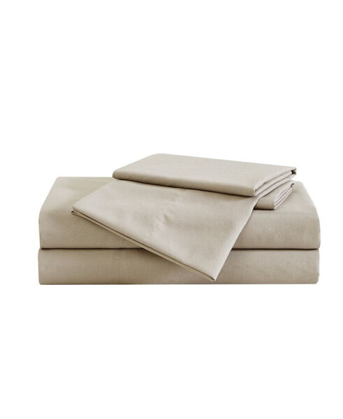 Garment Wash Solid 6 Piece Sheet Set, Queen