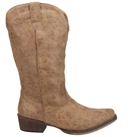 Roper Riley Round Toe Cowboy Womens Brown Casual Boots 09-021-1566-2024