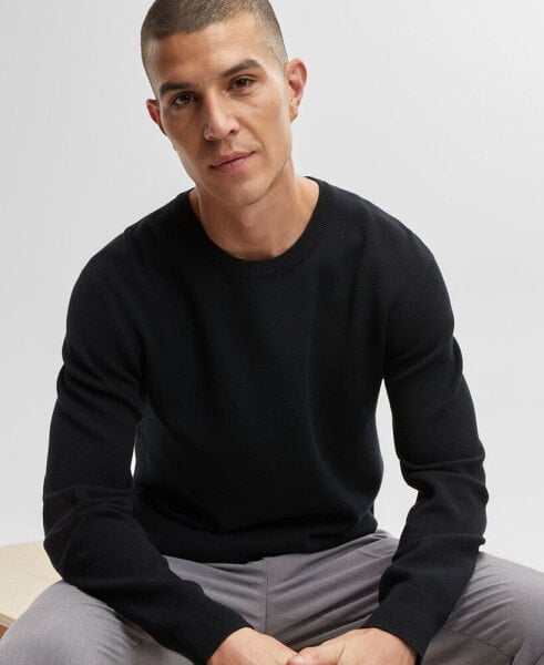 Men's Regular-Fit Crewneck Sweater, Created for Macy's