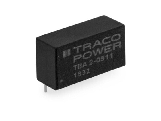 TRACO POWER TBA 2-0511 Convertitore DC/DC da circuito stampato 400 mA 2 W Num. uscite: 1 x