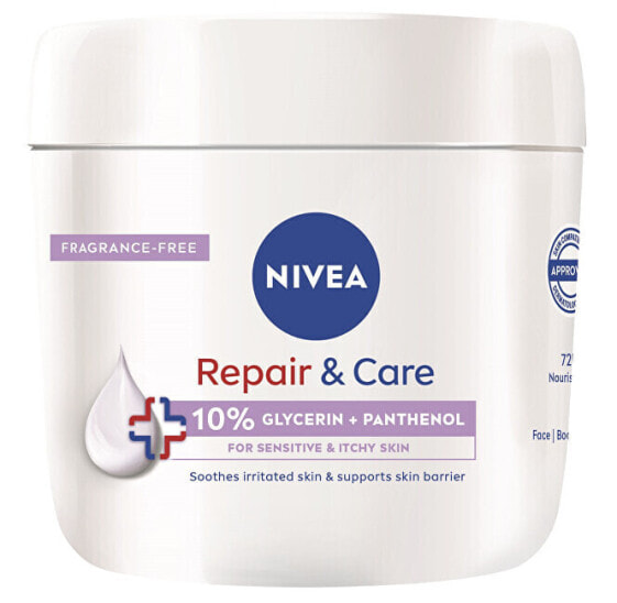 Moisturizing body cream for sensitive skin Repair & Care 400 ml