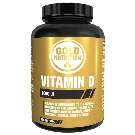 Витамин D Gold Nutrition D3 1000 МЕ 120 капсул Нейтральный Вкус