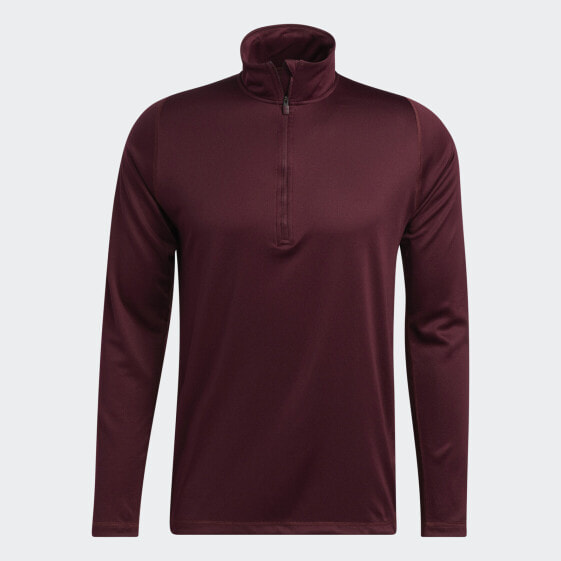 adidas men Freelift Sport 1/4 Zip Tee