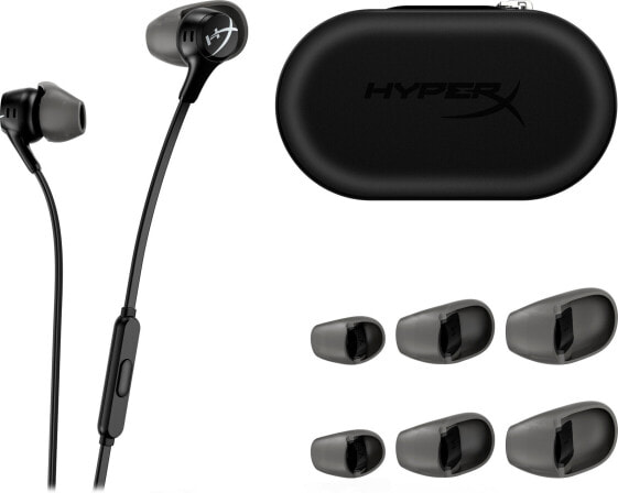 HP HyperX Cloud Earbuds II (Schwarz) - Kabelgebunden - 20 - 20000 Hz - Gaming - 20 g - Kopfhörer - Schwarz
