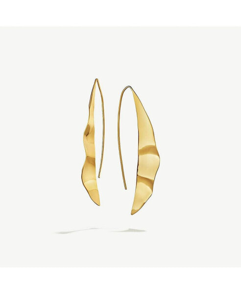 Bidu Wave Threader Earrings