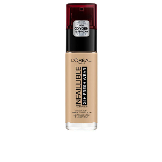 L'Oreal Paris Infallible 24h Fresh Wear Liquid Foundation No. 200 Sable Dore Стойкий тональный крем для жирной, сухой и комбинированной кожи 30 м