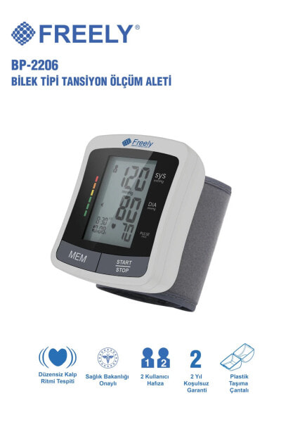 Bp-2206 Bilek Tipi Otomatik Tansiyon Ölçüm Aleti