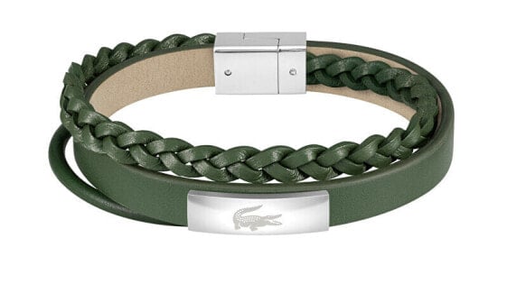 Fusion Green Leather Bracelet 2040319