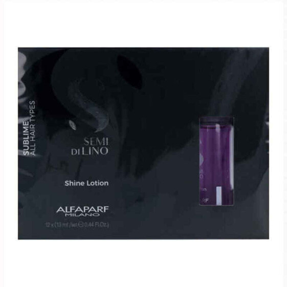 Alfaparf Milano Semi di Lino Sublime Shine Lotion  Несмываемый лосьон, придающий блеск волосам 12 х 13 мл