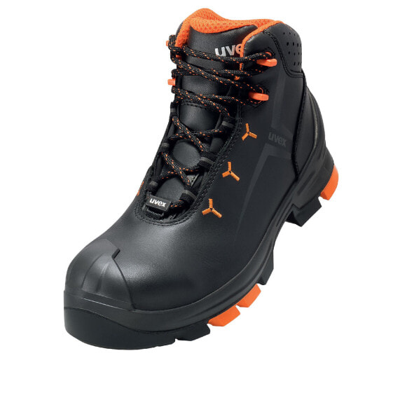 UVEX Arbeitsschutz 65032 - Unisex - Adult - Safety shoes - Orange - Black - ESD - S3 - SRC - Lace-up closure