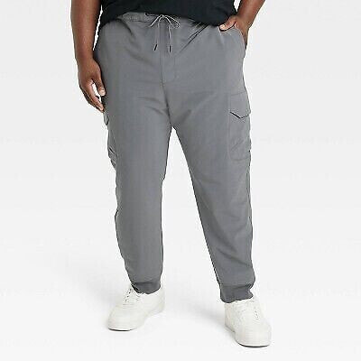 Men's Big & Tall Tapered Tech Jogger Pants - Goodfellow & Co Gray 2XL