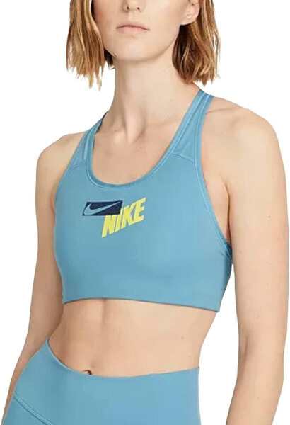 Топ спортивный Nike 280005 Бюстгальтер женский (Cerulean/Midnight Navy/Midnight Navy, размер Small)
