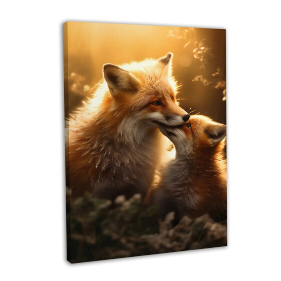 Leinwandbild Fox Love