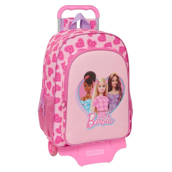 SAFTA With Trolley Wheels Barbie Love backpack