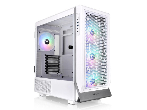 Thermaltake Ceres 500 Snow Edition Mid Tower E-ATX Computer Case with Tempered G