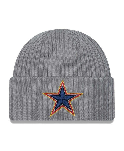 Men's Gray Dallas Cowboys Color Pack Multi Cuffed Knit Hat