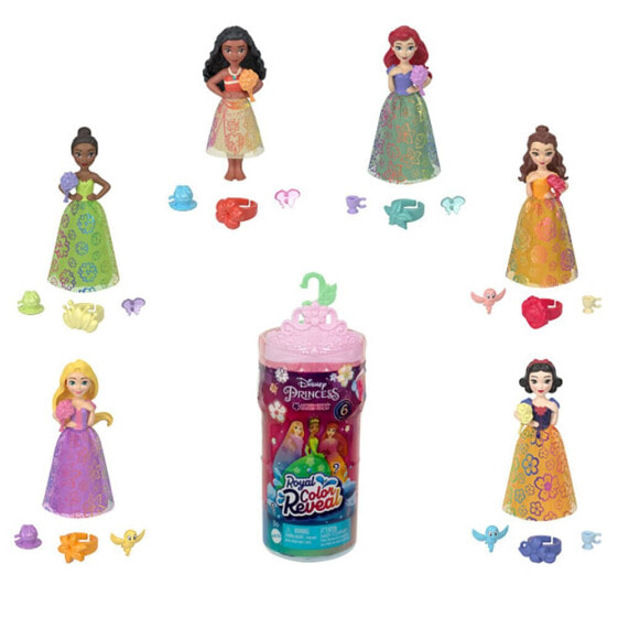 Кукла Disney Princess Royal Color Reveal с аксессуарами для садовой вечеринки