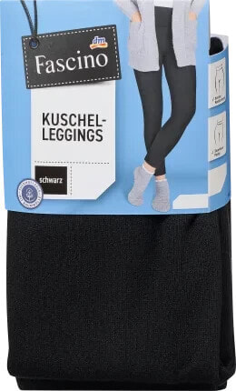 Thermo-Leggings mit Baumwolle schwarz Gr. 46/48, 1 St