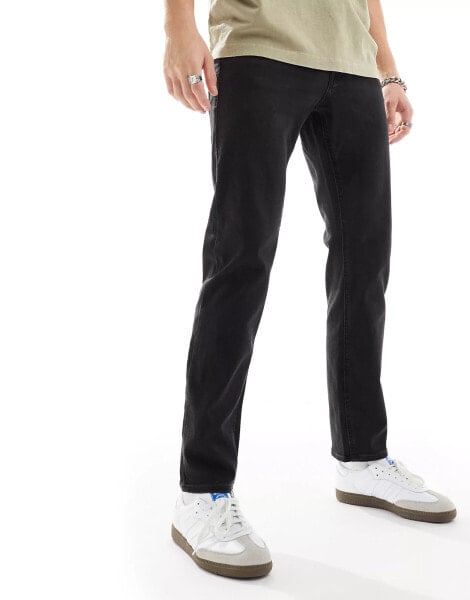 Jack & Jones mike tapered jean in black wash