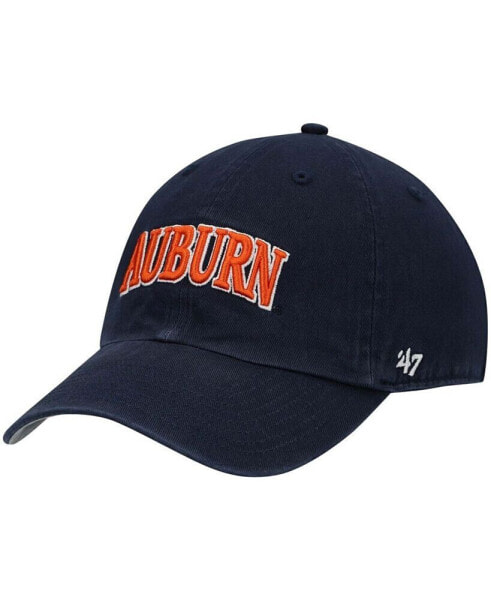 Men's Navy Auburn Tigers Archie Script Clean Up Adjustable Hat