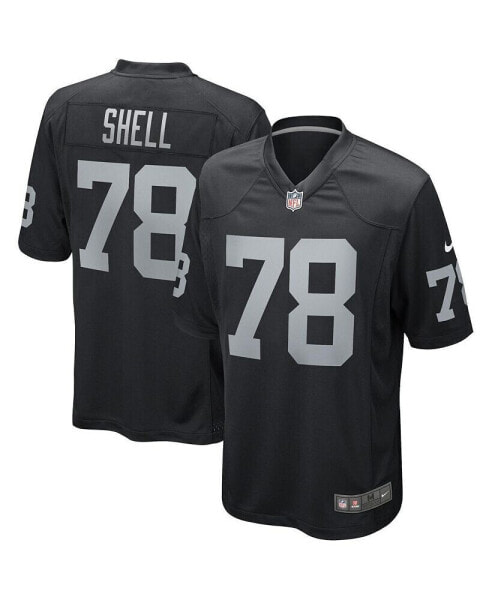 Men's Art Shell Black Las Vegas Raiders Game Retired Player Jersey