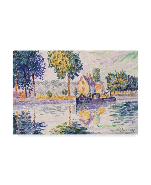 Картина на холсте Trademark Global View of the Seine, Samois - 15" x 20"