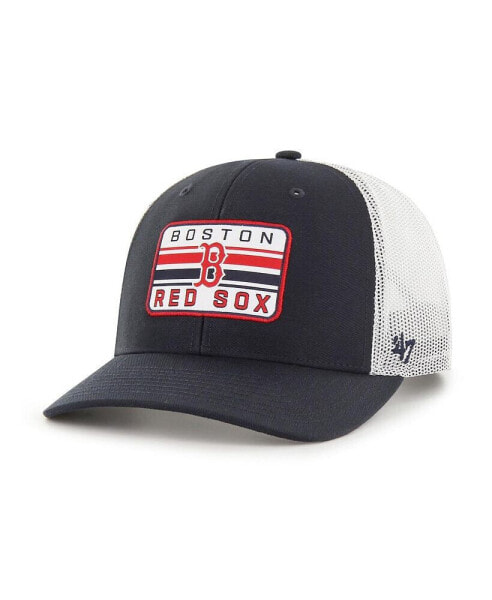 Men's Navy Boston Red Sox Drifter Trucker Adjustable Hat