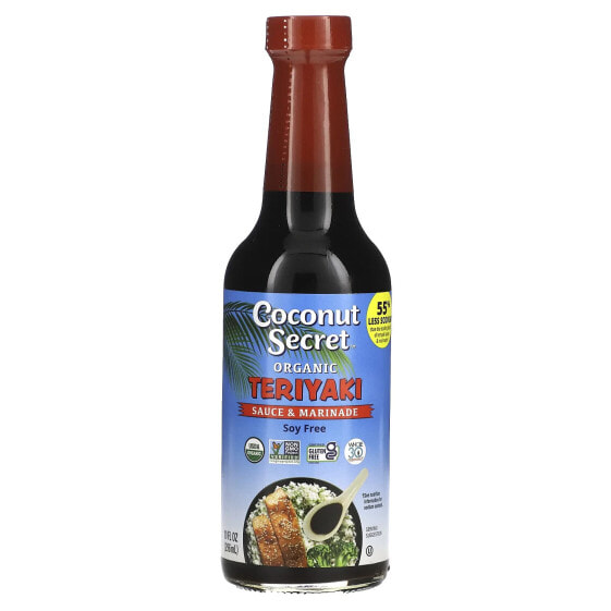 Coconut Aminos, Teriyaki, Light & Sweet, 10 fl oz (296 ml)