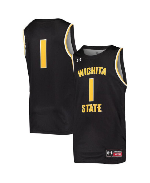 Big Boys #1 Black Wichita State Shockers Replica Basketball Jersey