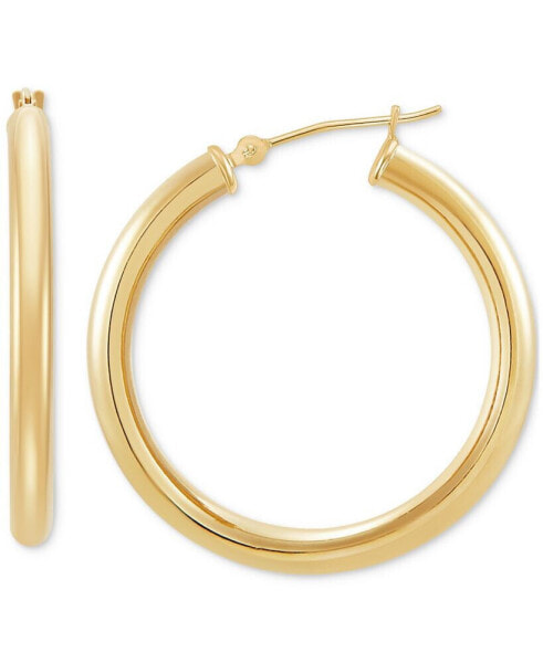 Серьги Macy's Round Hoop  Gold