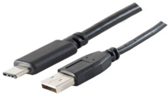 ShiverPeaks BS77143-1.0 - 1 m - USB C - USB A - USB 2.0 - 480 Mbit/s - Black