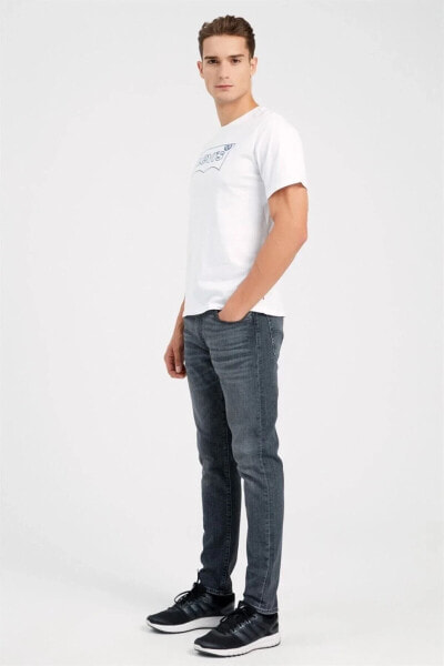 Erkek Gri 512 Slim Fit Jean Pantolon 28833-0780