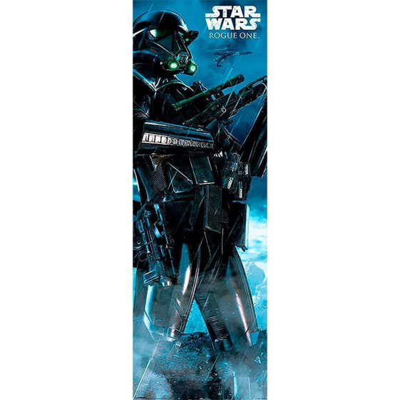 STAR WARS Door Poster Rogue One Death Trooper Rain