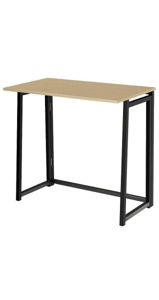 Foldable Home and Office Computer Desk-Nature and Black