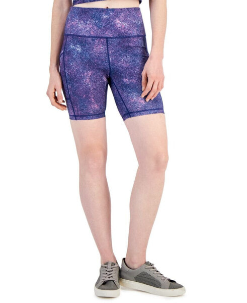 Women's Printed Bike Shorts, Created for Macy's