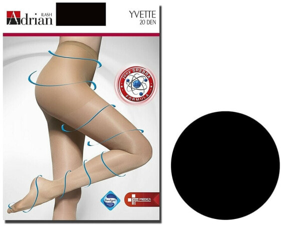 Strumpfhose für Damen Yvette 20 Den Nero - Adrian 4