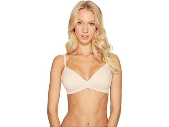 Wacoal Women's 246165 How Perfect Non-Wire Nude Bra Underwear Size 34DD