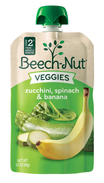 Детское пюре Beech-Nut овощи из бука и орехов, 12 шт, на срок от 6 месяцев
