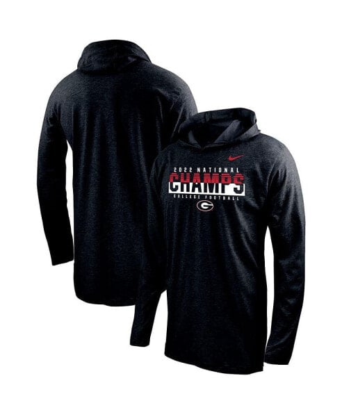 Men's Black Georgia Bulldogs College Football Playoff 2022 National Champions Long Sleeve Hoodie T-shirt