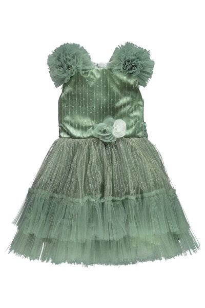 Платье для малышей Civil Girls Kız Çocuk Abiye 6-9 лет зеленое