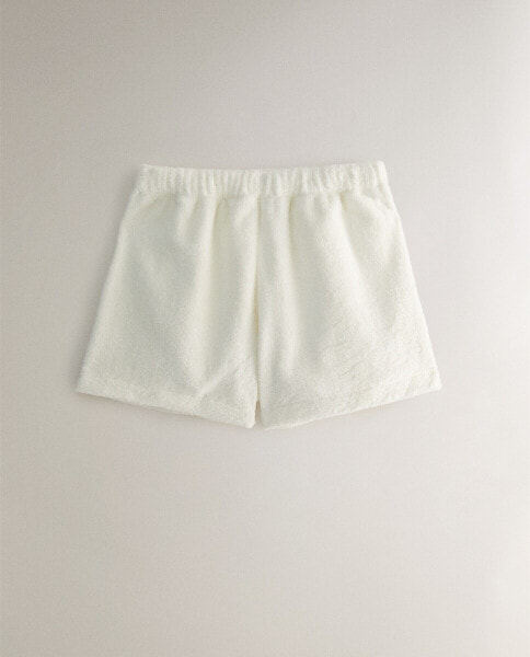 Cotton terry shorts