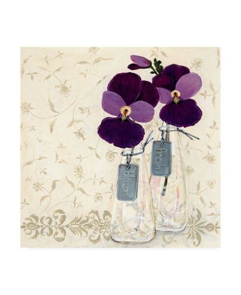 O. Boem Inspired Purple Canvas Art - 36.5" x 48"