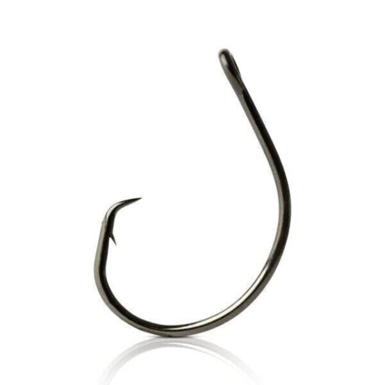 Mustad UltraPoint Demon Tuna Perfect Circle Hook, Size 8/0, 100pk, Black Nickel