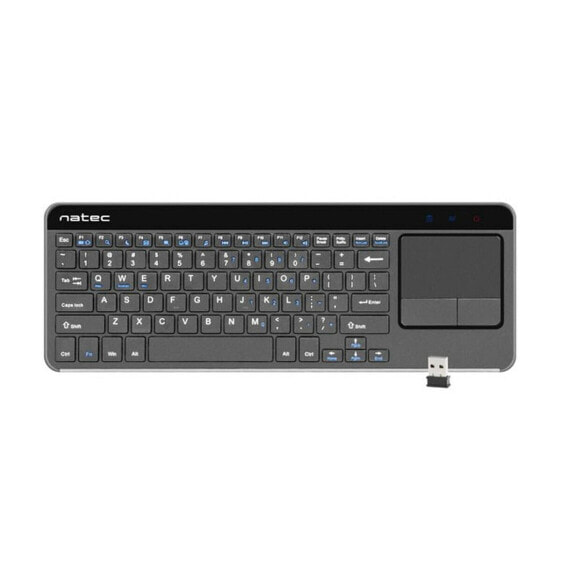 Keyboard Natec NKL-0968 Black Grey Black/Silver English EEUU QWERTY