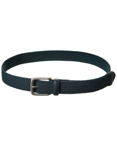 Brass Mark Stretch Woven Belt Men's