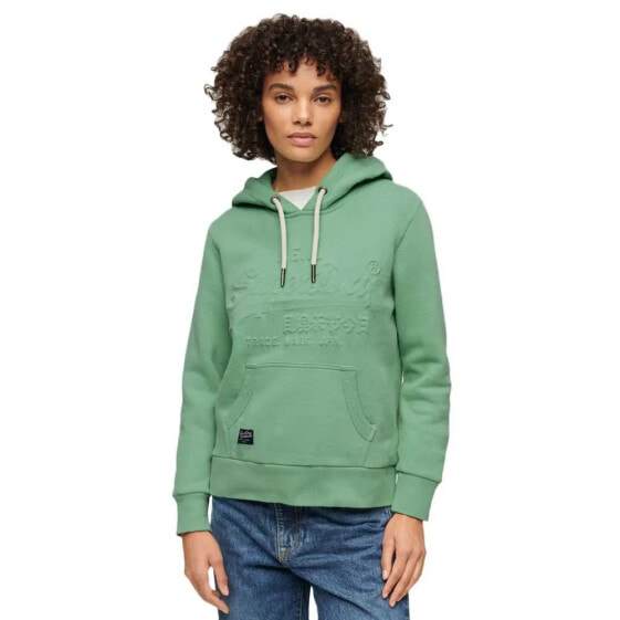 SUPERDRY Embossed Vintage Logo Graphic hoodie