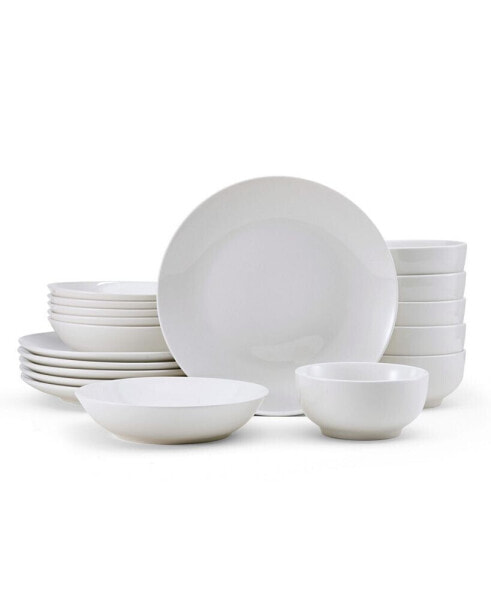 Alexis 18 Piece Dinnerware Set, Service for 6