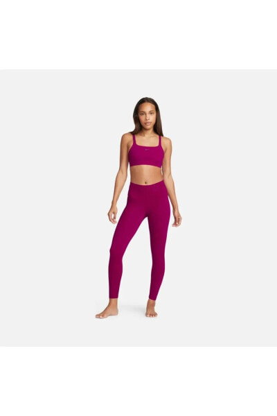 Yoga Dri-Fit High-Rise yüksel bel 7/8 Kadın pembe antrenman ve spor Tayt dm7023