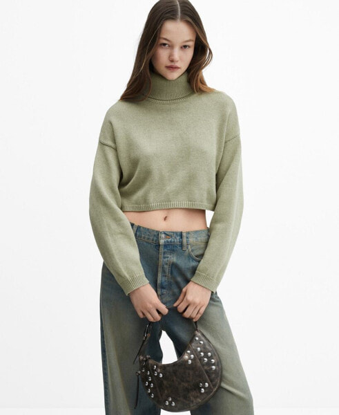 Women's Turtleneck Knitted Sweater